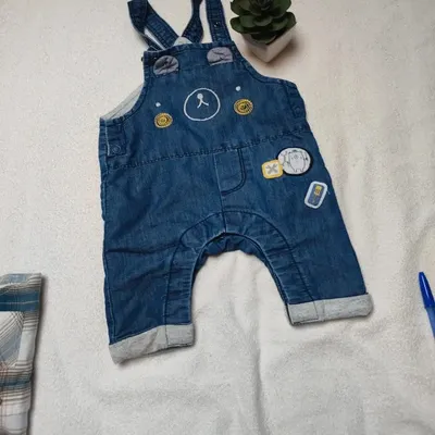 Salopette garçon bleue - Taille 1 mois - Orchestra